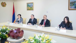 ՀՀ քննչական կոմիտեի նախագահ Արթուր Պողոսյանն ընդունել է ՀՀ-ում Վրաստանի արտակարգ և լիազոր դեսպանին